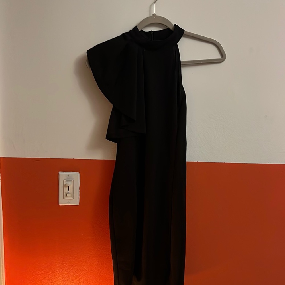 Black cocktail dress